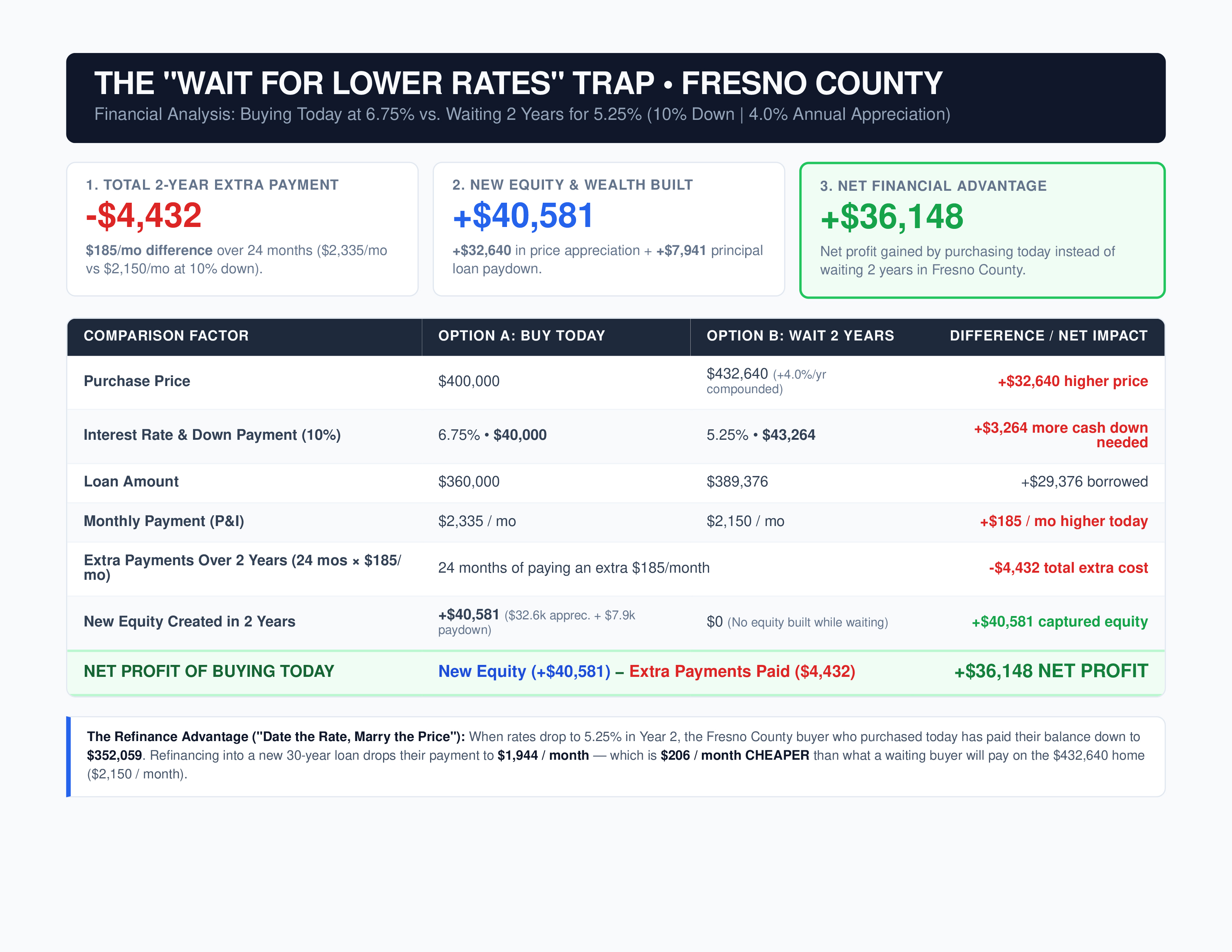 Wait 2 Years For Lower Rates