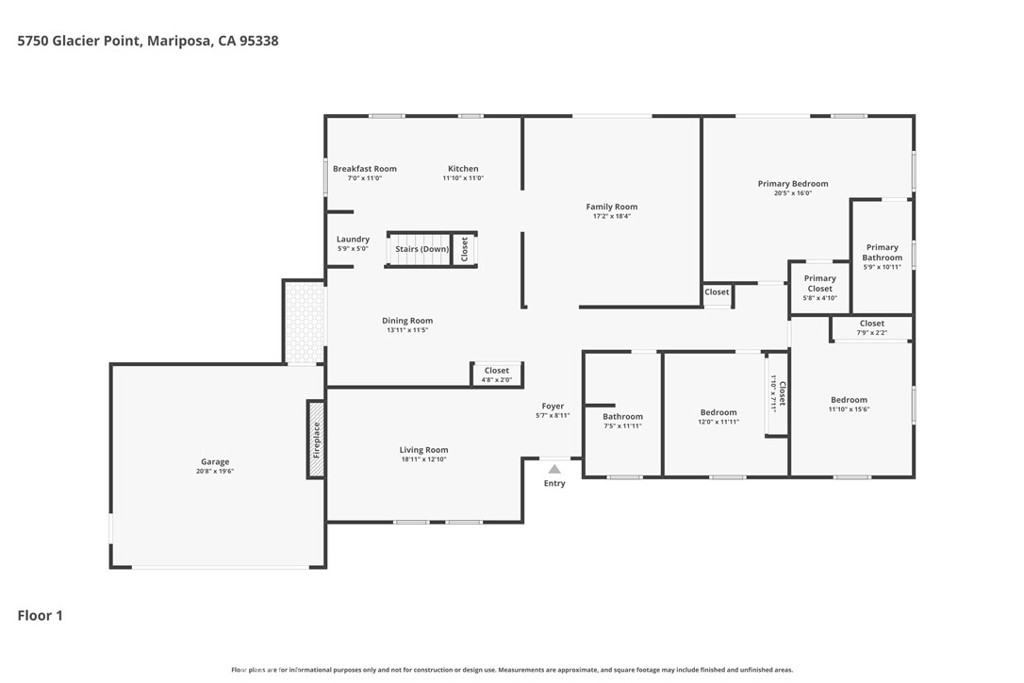 5750 Glacier Point, Mariposa, CA 95338