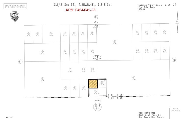 2 AC Near Burns Canyon Rd, Pioneertown, CA 92268