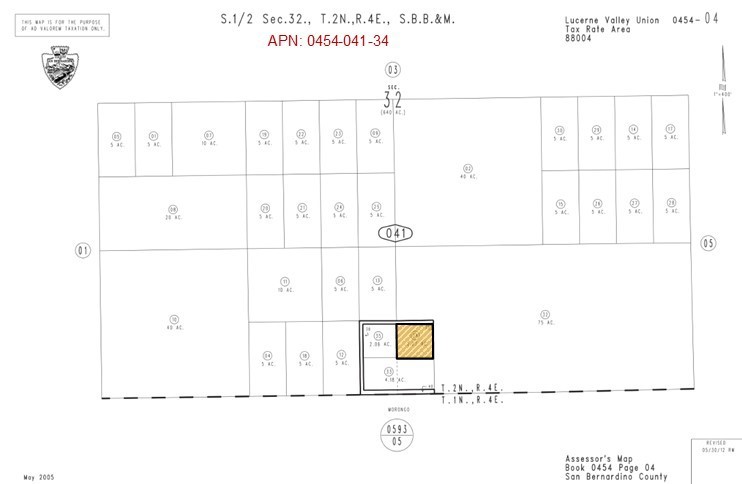 2 AC Near Burns Canyon, Pioneertown, CA 92268