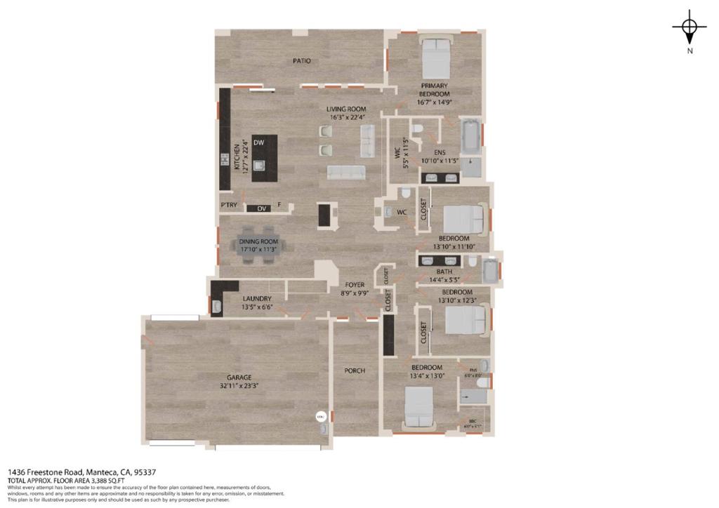 1436 FREESTONE Rd, Manteca, CA 95337