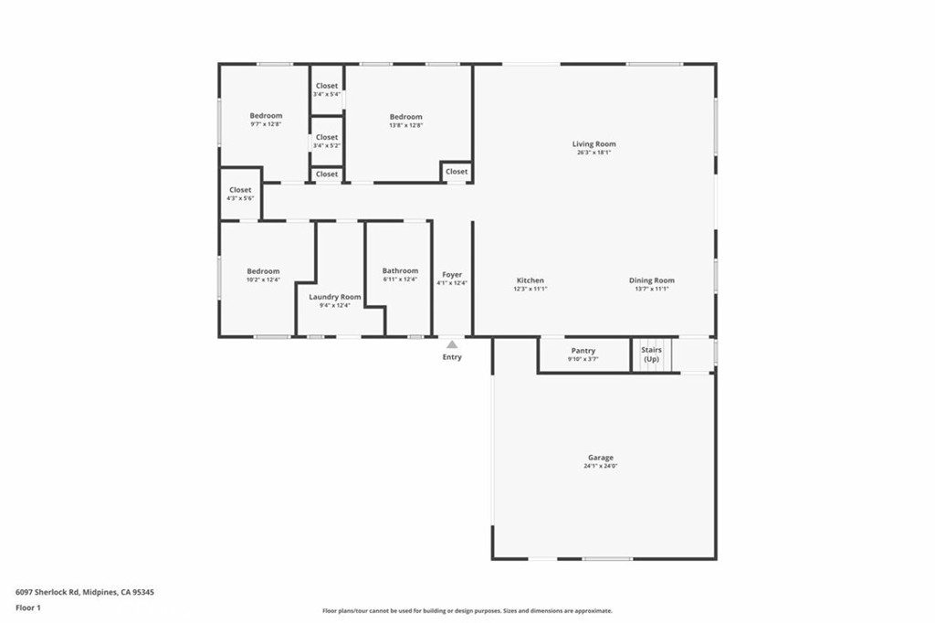 6097 Sherlock Rd, Midpines, CA 95338