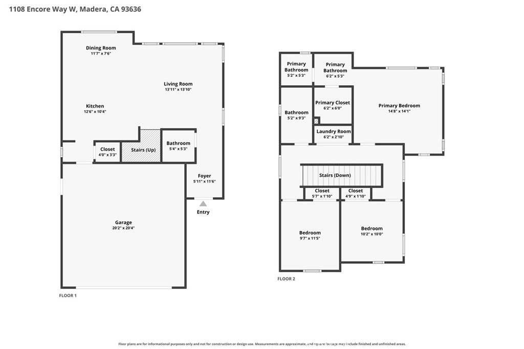 1108 W W Encore Way, Madera, CA 93636