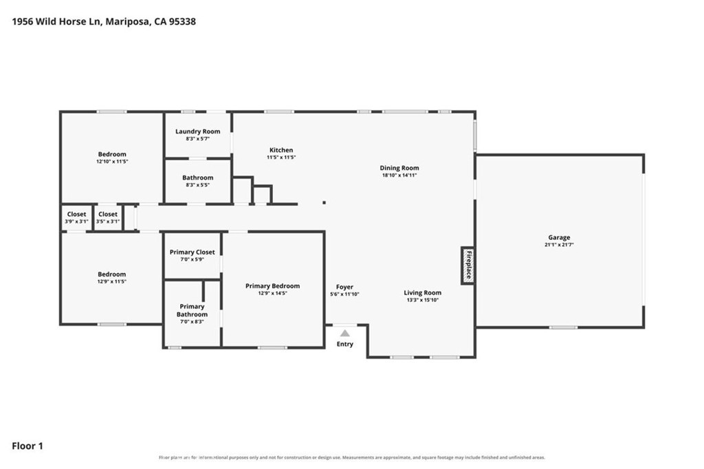 1956 Wild Horse, Mariposa, CA 95338