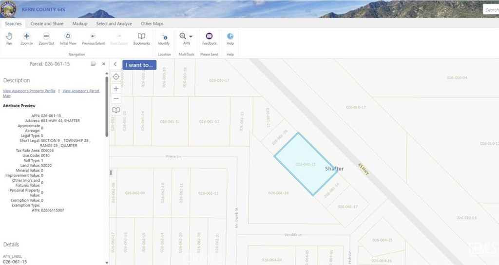 681 Hwy 43, Shafter, CA 93263