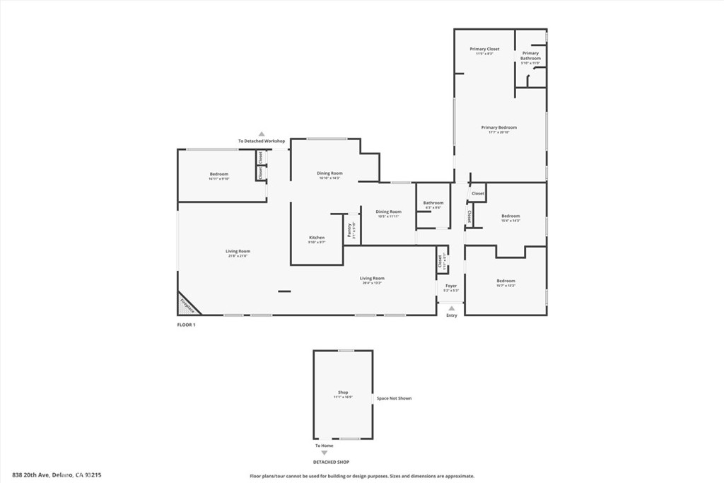 838 20th, Delano, CA 93215