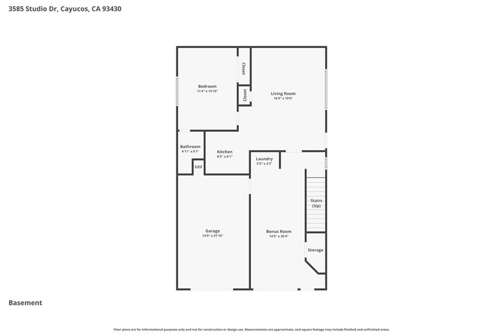 3585 Studio, Cayucos, CA 93430