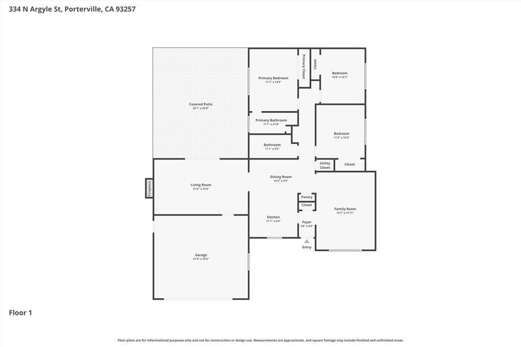 334 N Argyle St, Porterville, CA 93257