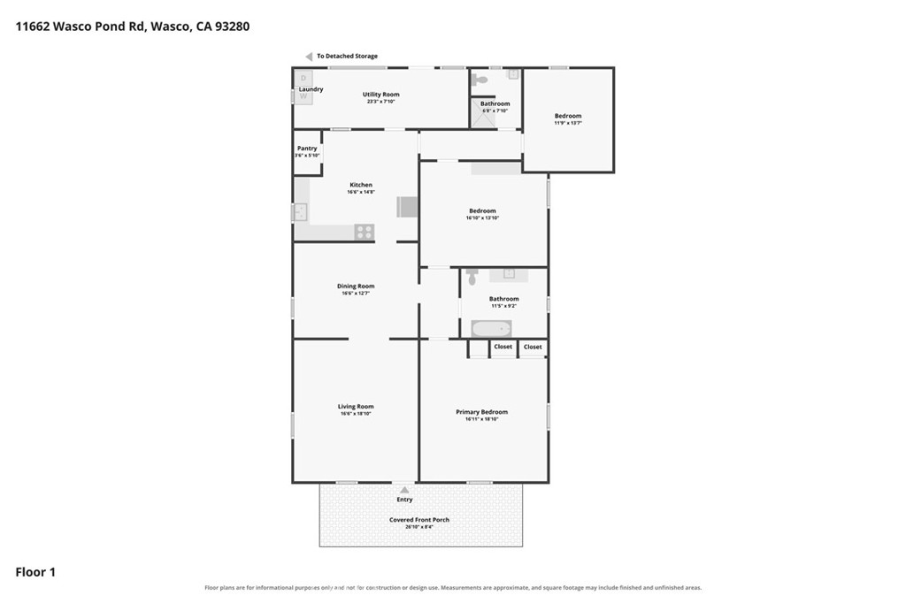11662 Wasco Pond Rd, Wasco, CA 93280