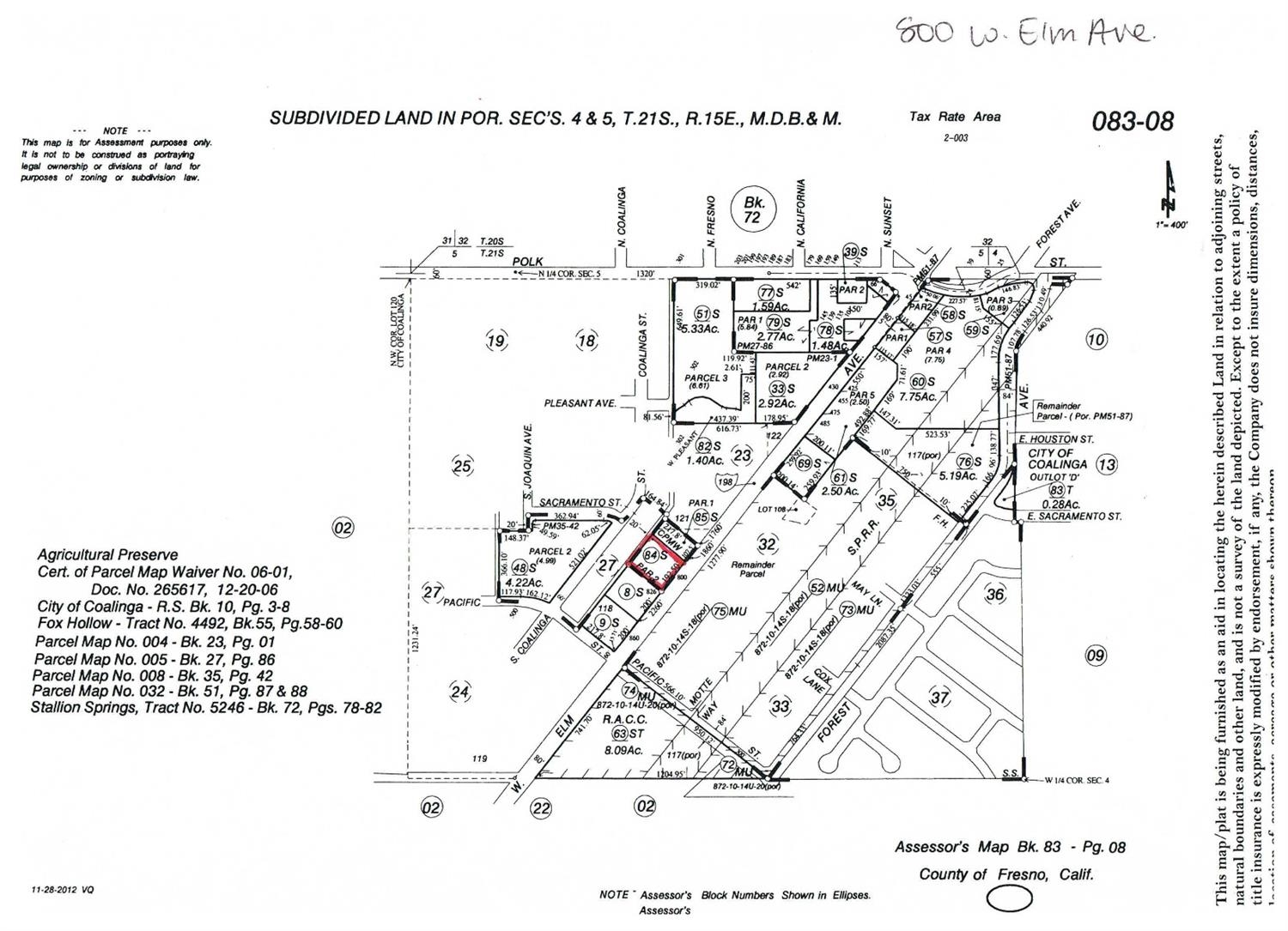 800 W Elm Ave, Coalinga, CA 93210