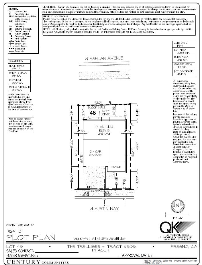 6429 W Austin Way (Lot 48), Fresno, CA 93723