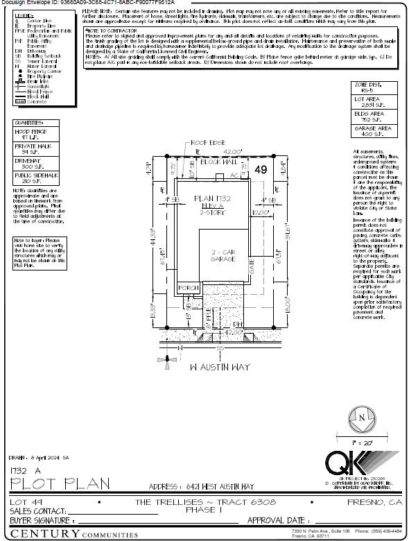 6421 W Austin Way (Lot 49), Fresno, CA 93723
