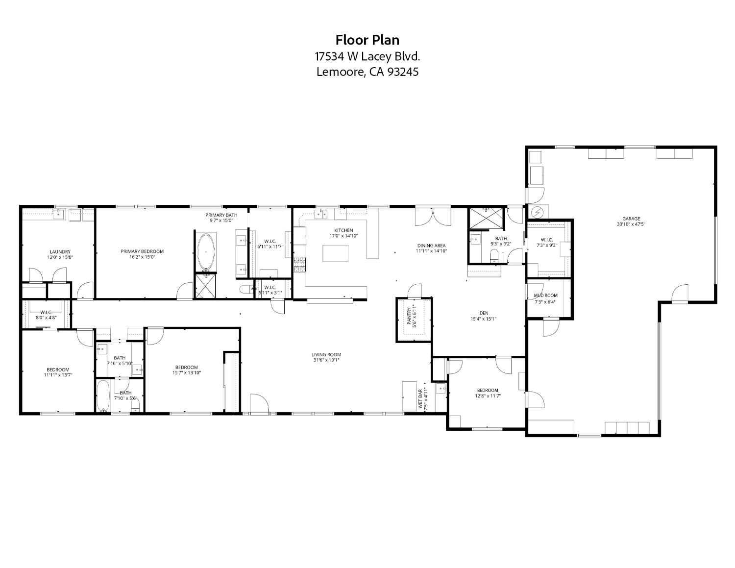17534 Lacey Blvd, Lemoore, CA 93245