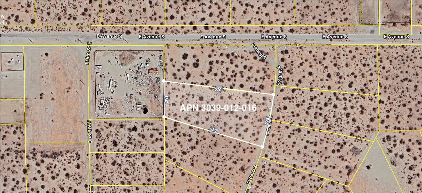 0 0 117Th Ste Vic Aven, Palmdale, CA 93543