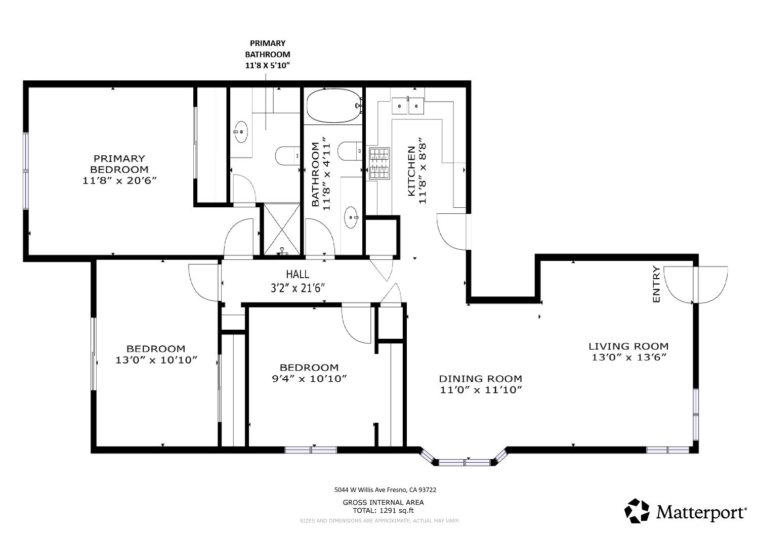 5044 W Willis Ave, Fresno, CA 93722