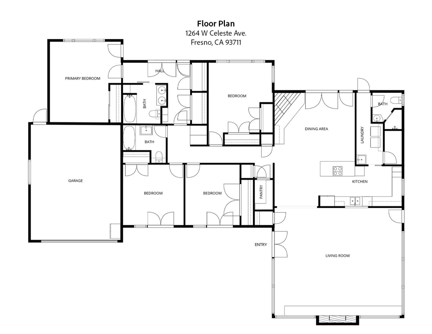 1264 W Celeste Ave, Fresno, CA 93711