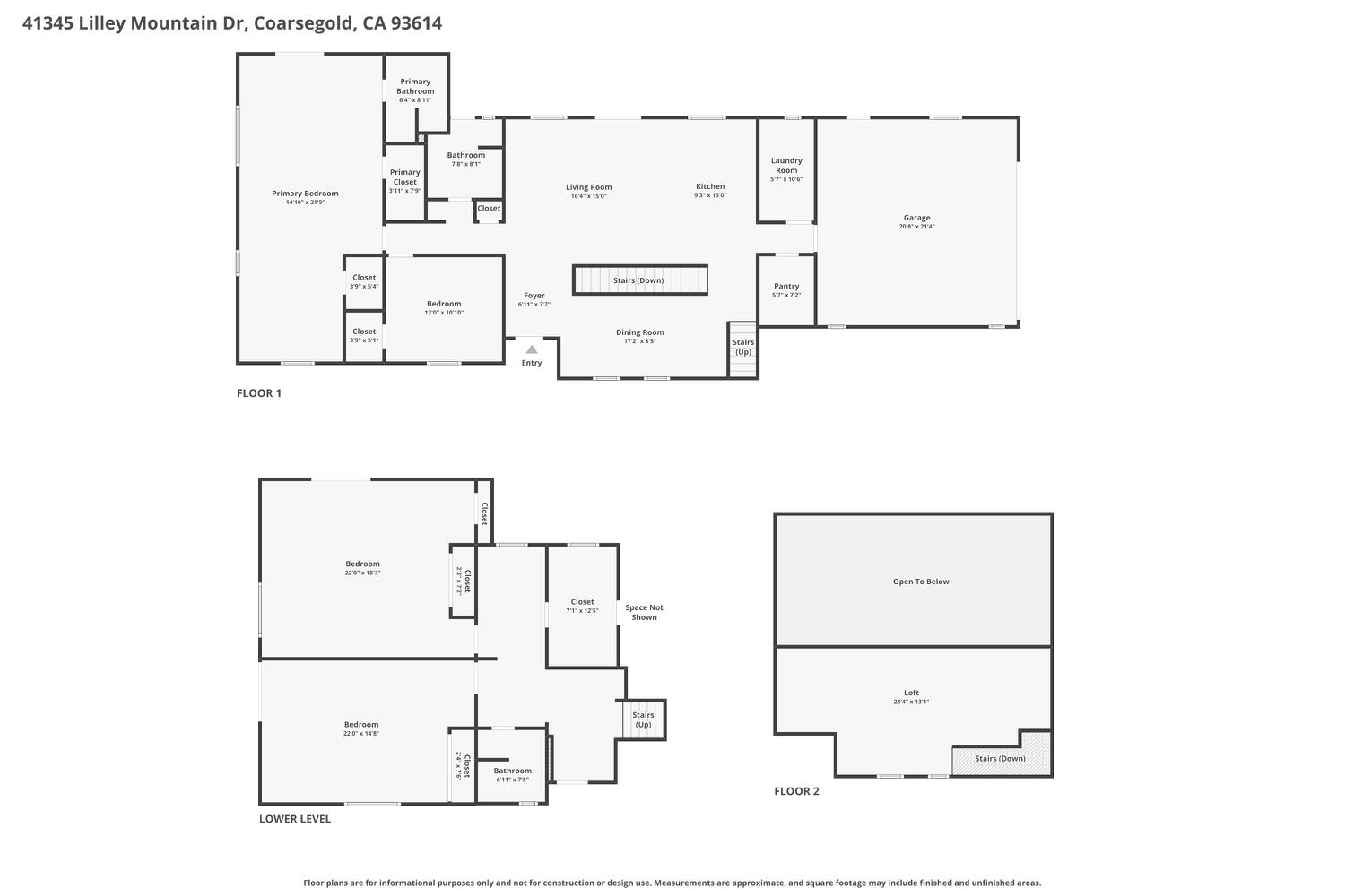 41345 Lilley Mountain Dr, Coarsegold, CA 93614