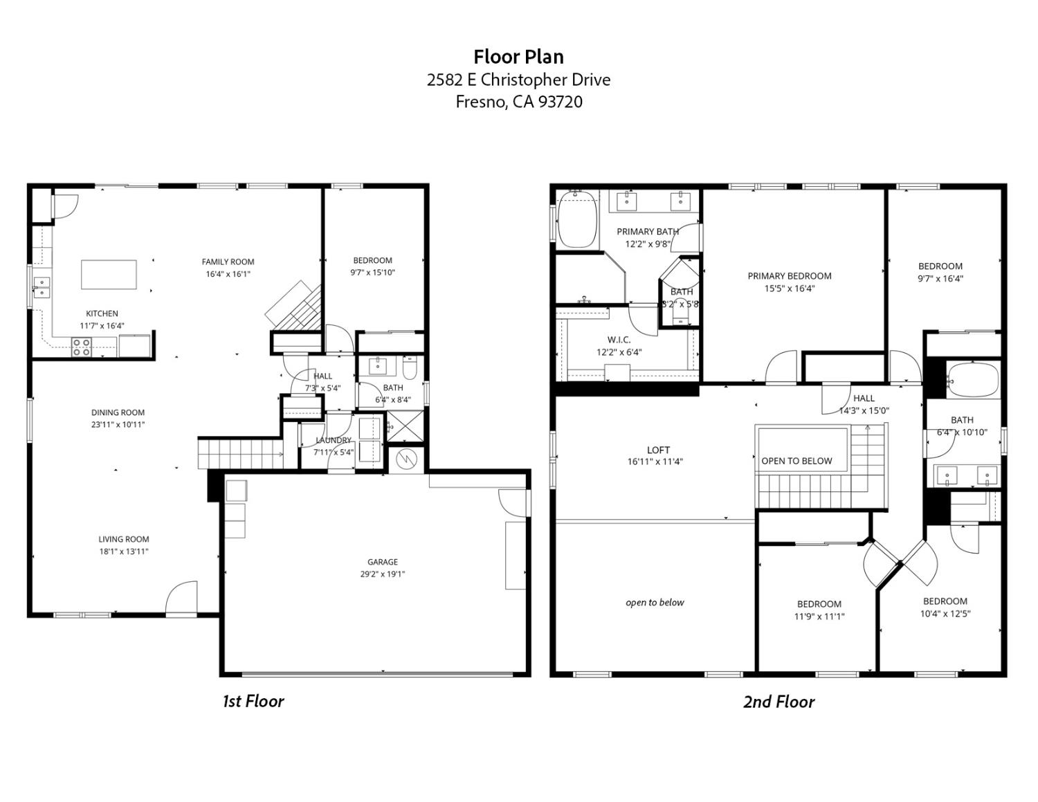 2582 E Christopher Dr, Fresno, CA 93720