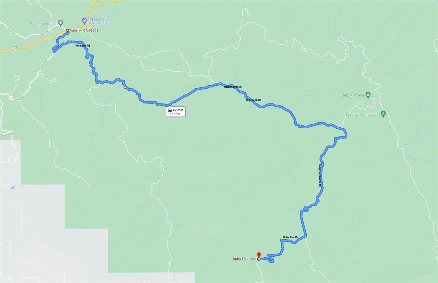 0 00000 Bobs Flat Rd, Tollhouse, CA 93667