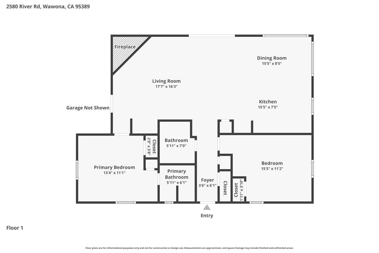 2580 River Rd, Wawona, CA 95389