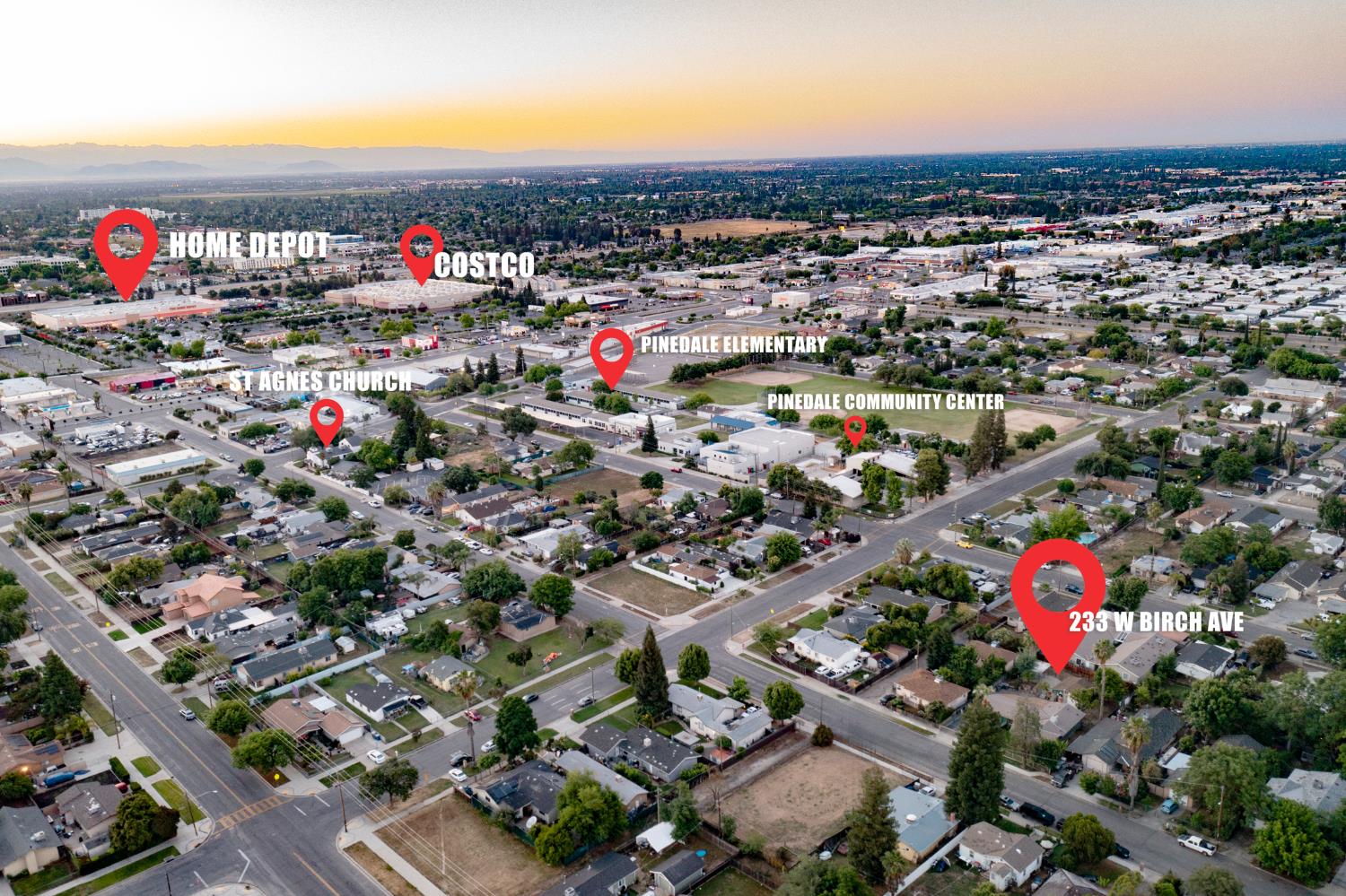 233 W Birch Ave, Pinedale, CA 93650
