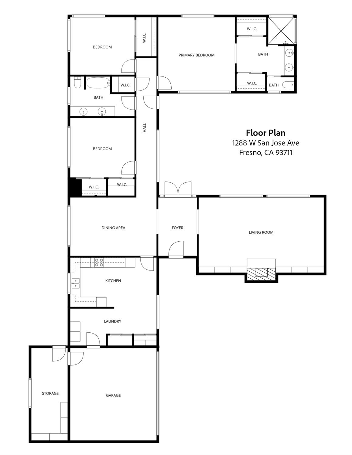 1288 W San Jose Ave, Fresno, CA 93711
