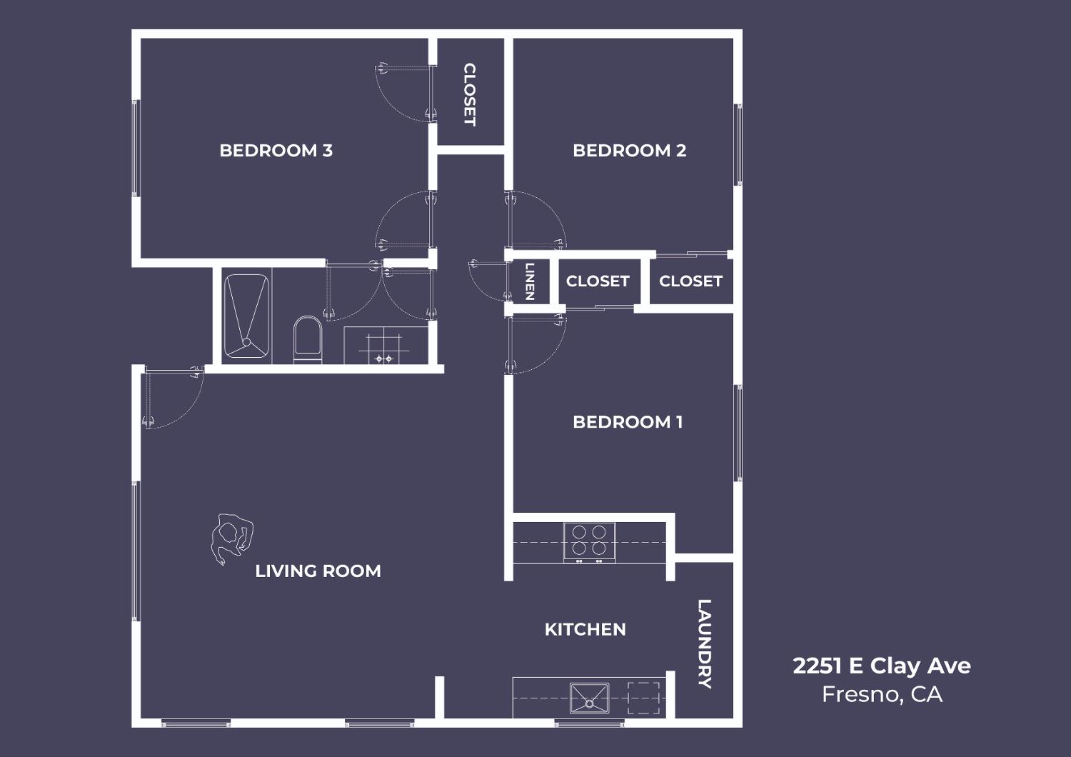 2251 E Clay Ave, Fresno, CA 93701