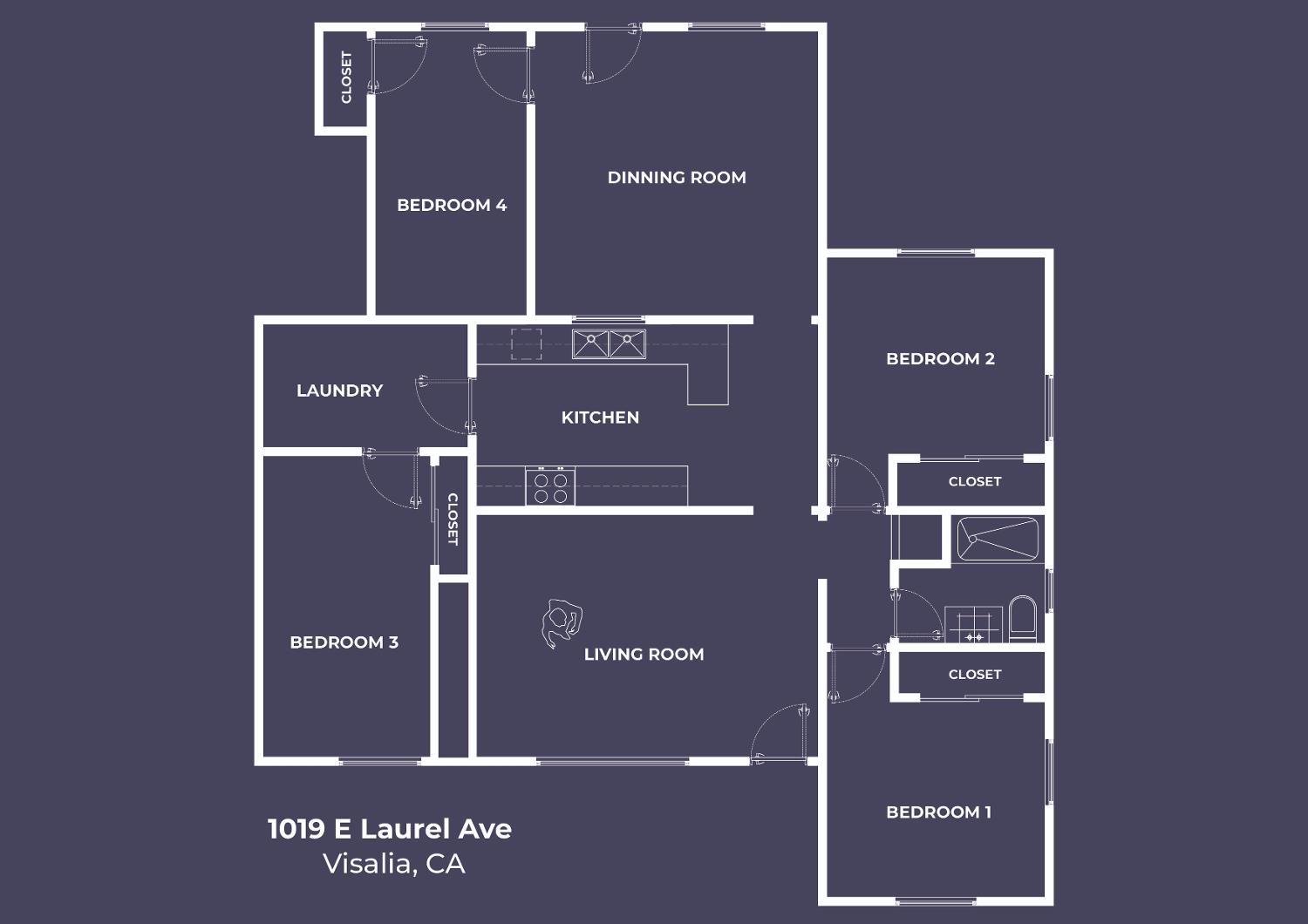 1019 E Laurel Ave, Visalia, CA 93292
