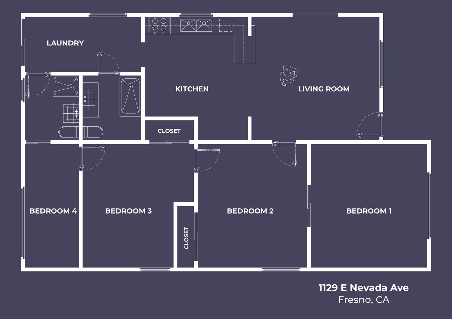 1129 E Nevada Ave, Fresno, CA 93701