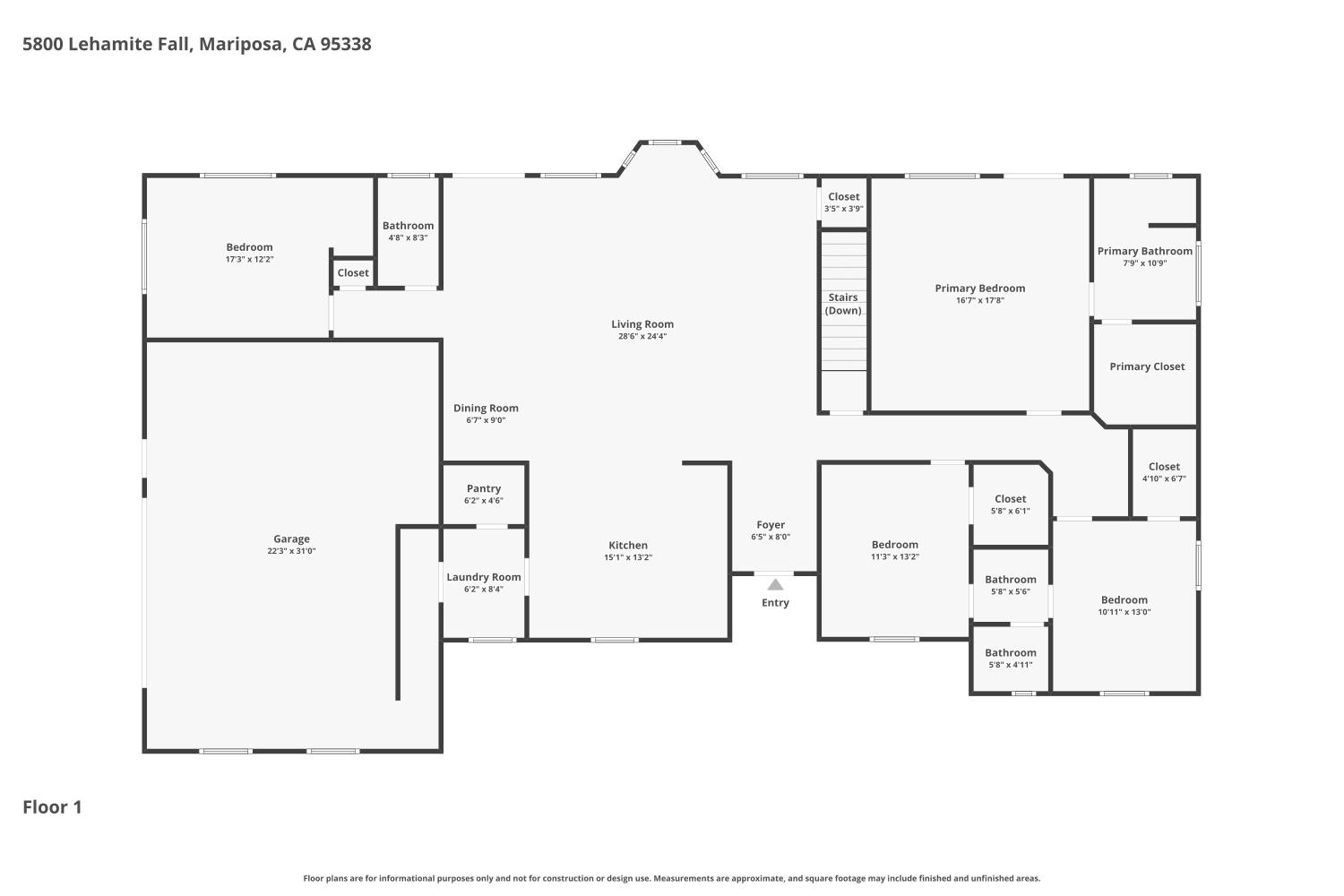 5800 Lehamite Fall Rd, Mariposa, CA 95338