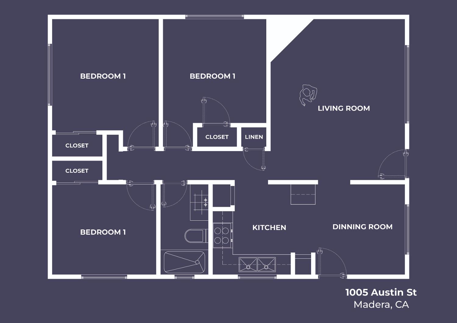 1005 Austin St, Madera, CA 93638