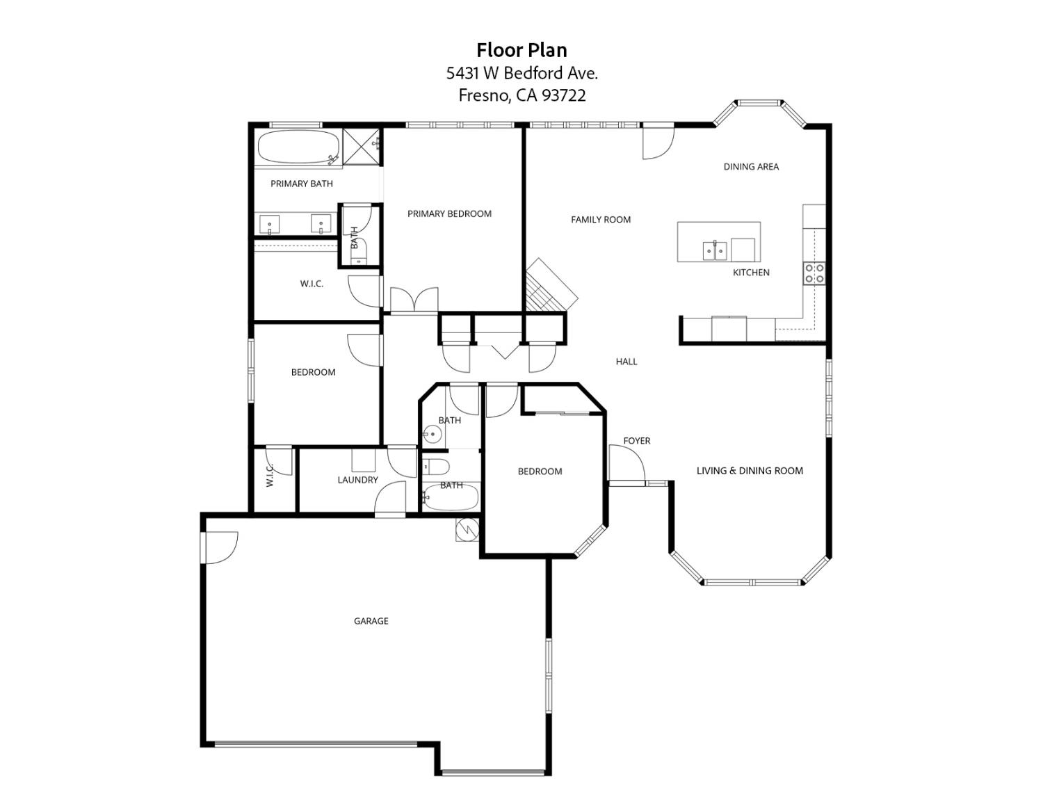 5431 W Bedford Ave, Fresno, CA 93722