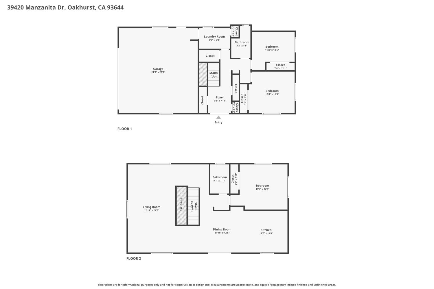 39420 Manzanita Dr, Oakhurst, CA 93644
