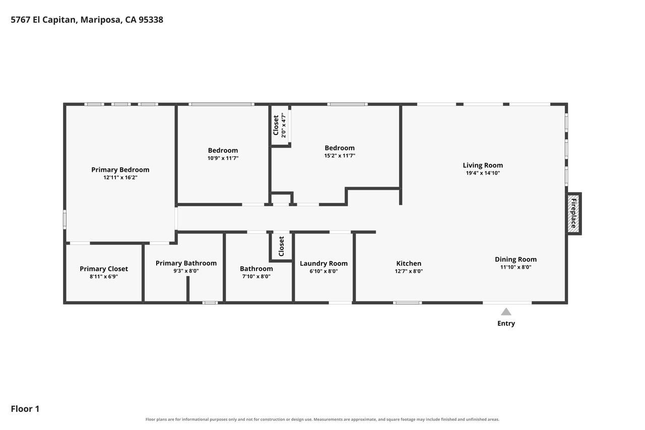 5767 El Capitan, Mariposa, CA 95338