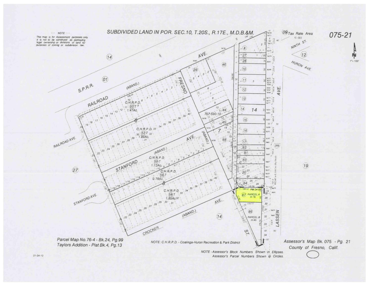 0 0 Lassen Ave, Huron, CA 93234