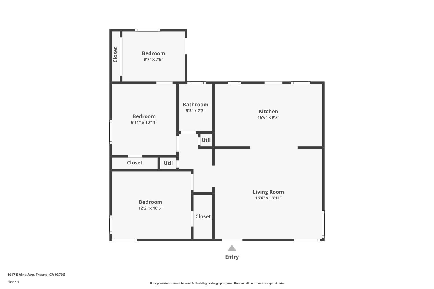 1017 E Vine Ave, Fresno, CA 93706