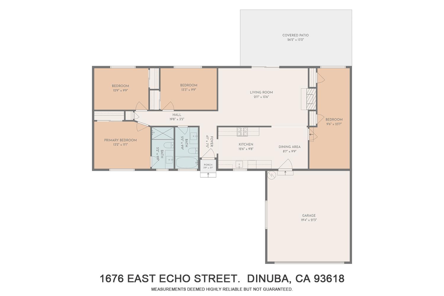 1675 E Echo, Dinuba, CA 93618