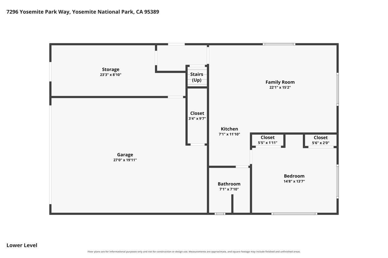 7296 Yosemite Park Way, Yosemite West, CA 95389