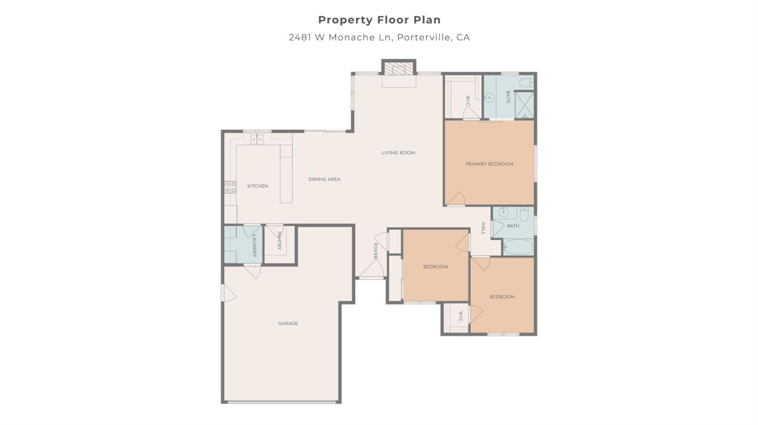 2481 W Monache Ln, Porterville, CA 93257