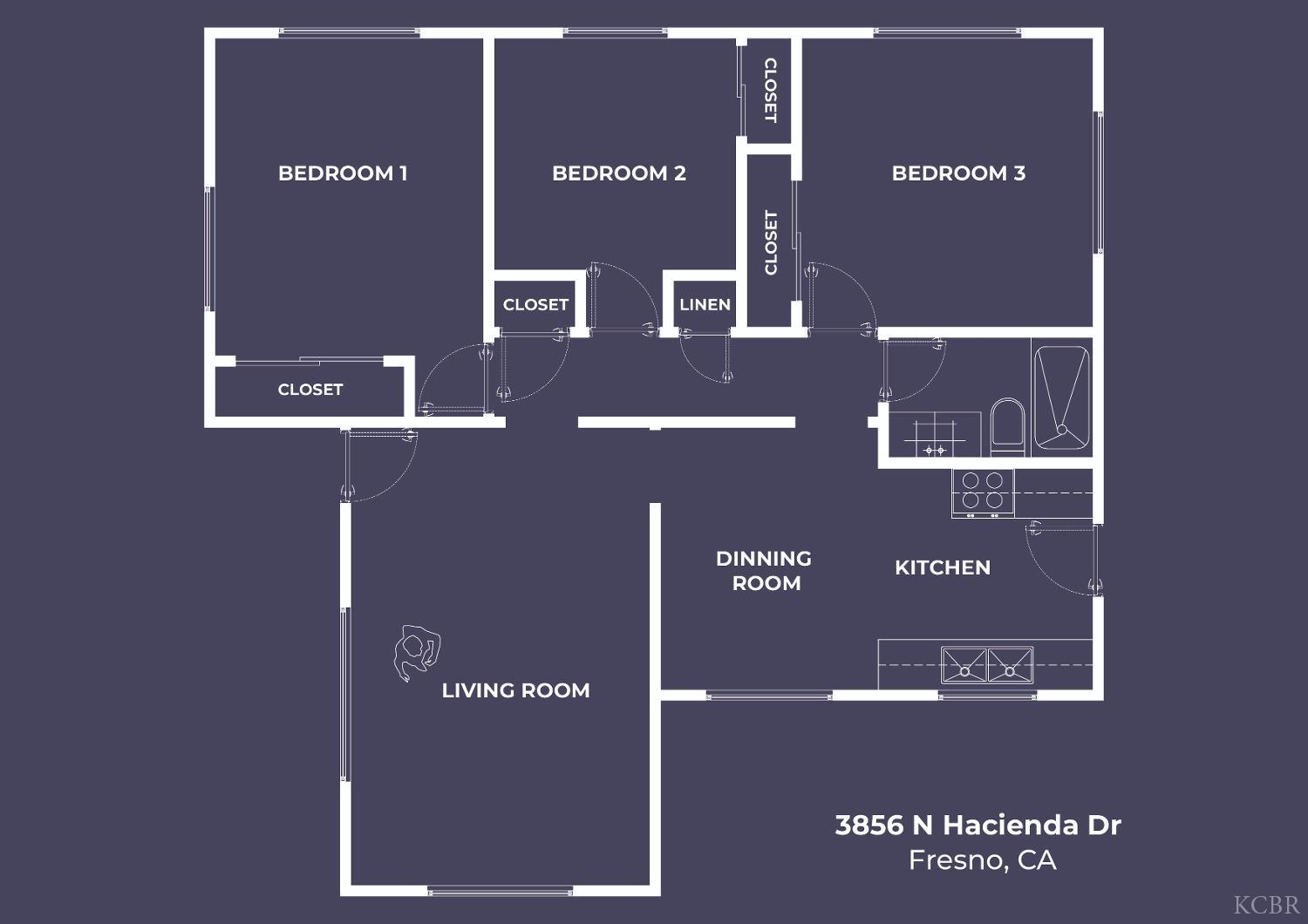 3856 N Hacienda Dr, Fresno, CA 93705