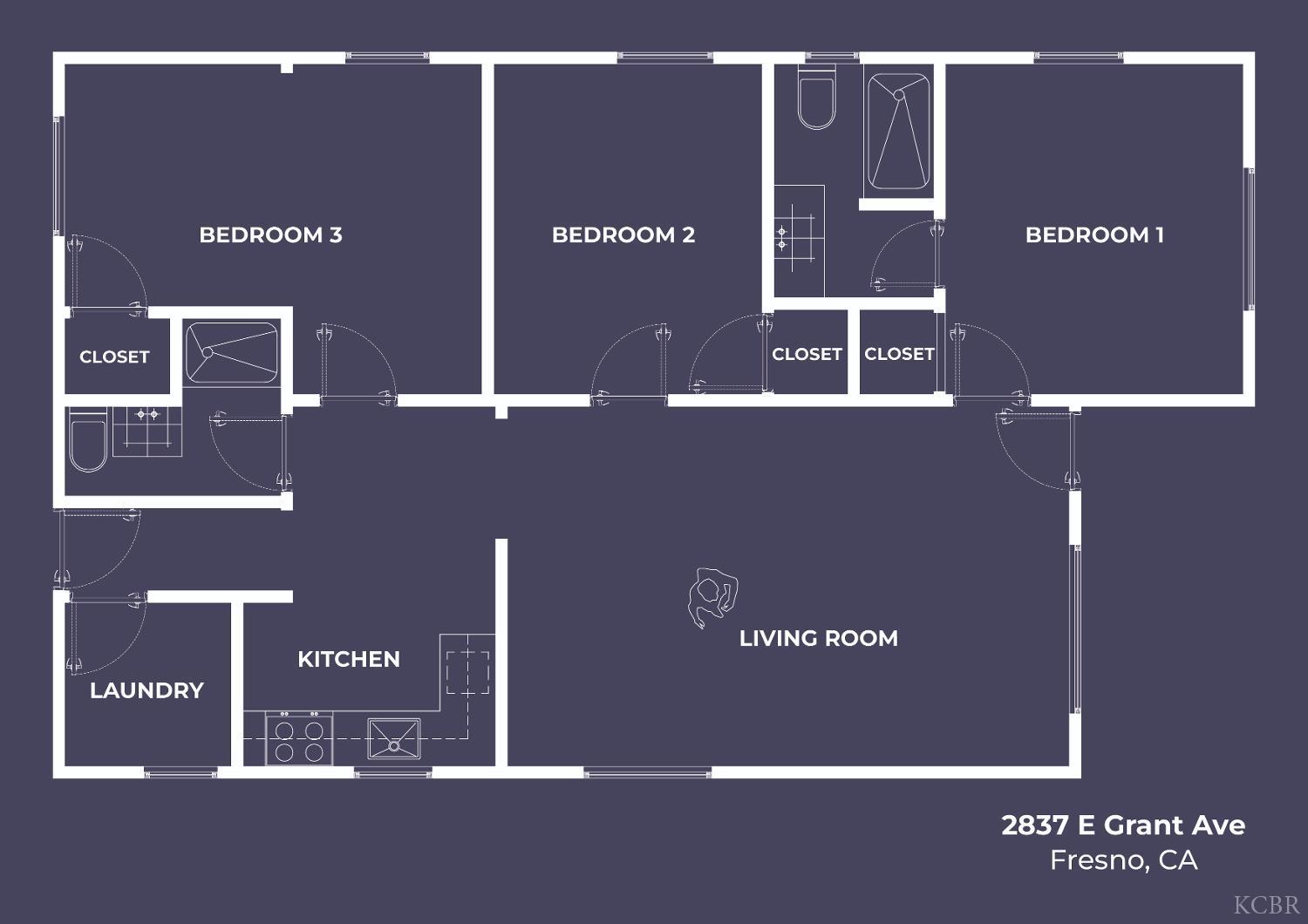 2837 E Grant Ave, Fresno, CA 93701