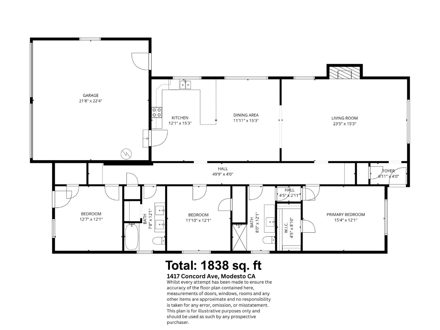 1417 Concord Ave, Modesto, CA 95350