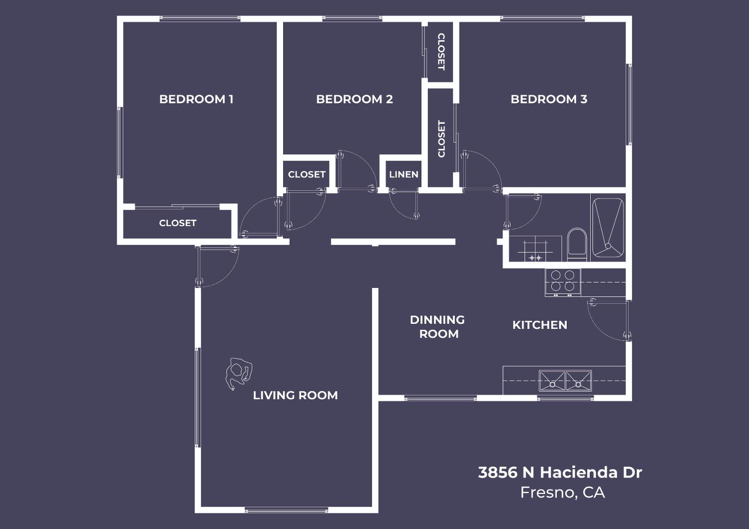 3856 N Hacienda Dr, Fresno, CA 93705