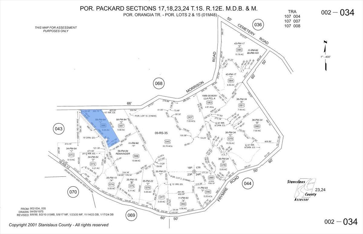 5 acre #1 Morrison Rd, Oakdale, CA 95361