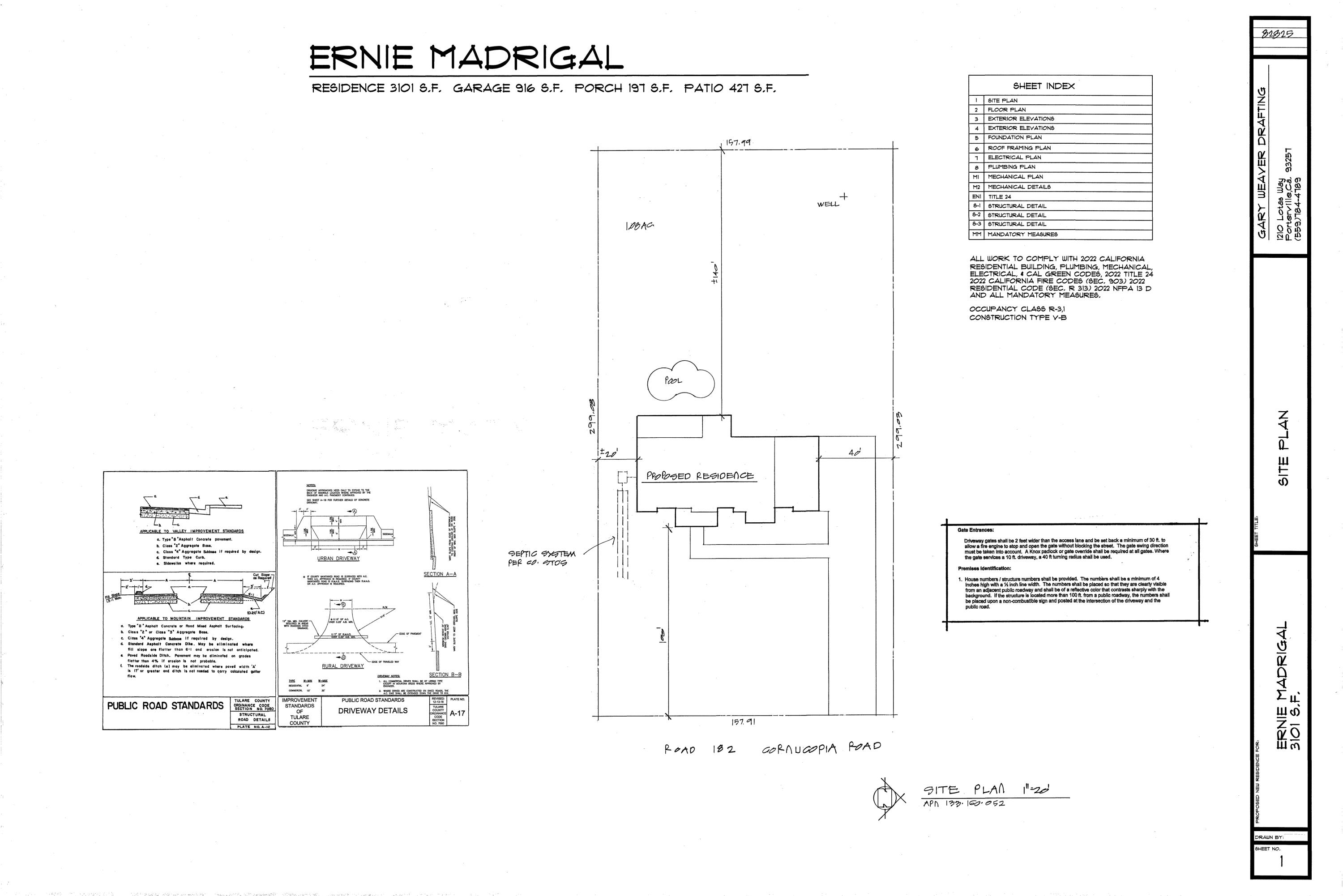 0 Cornucopia Lot 52, Exeter, CA 93221