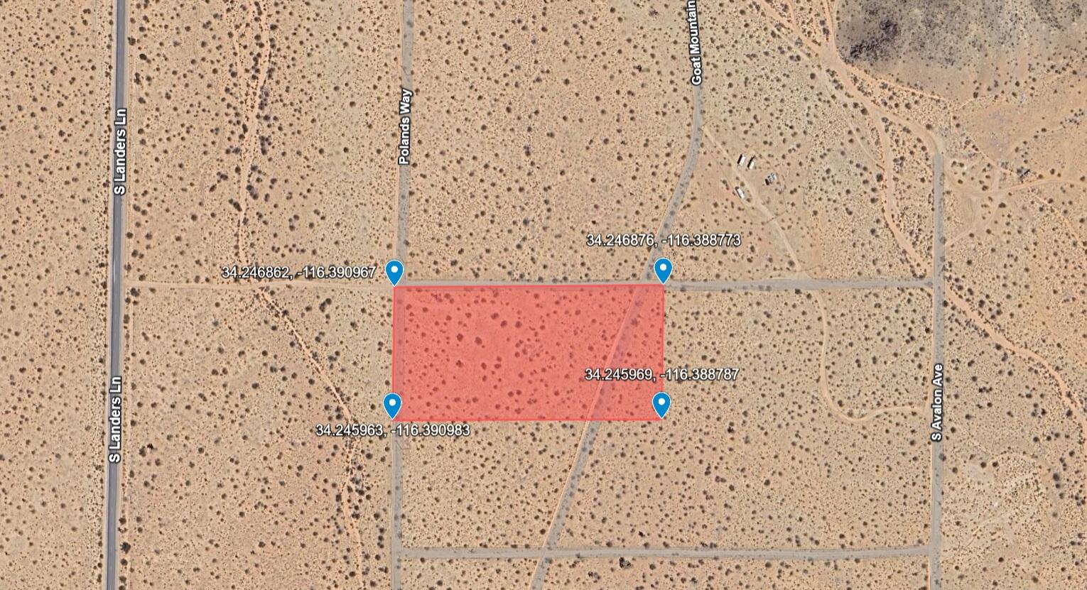 0 Goat Mountain Rd, Landers, CA 92285