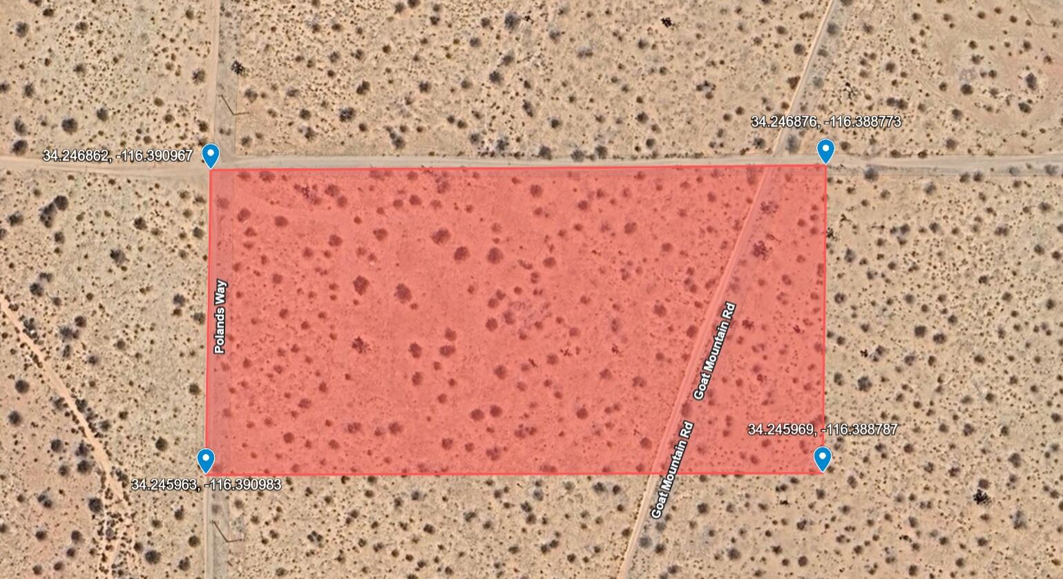 0 Goat Mountain Rd, Landers, CA 92285