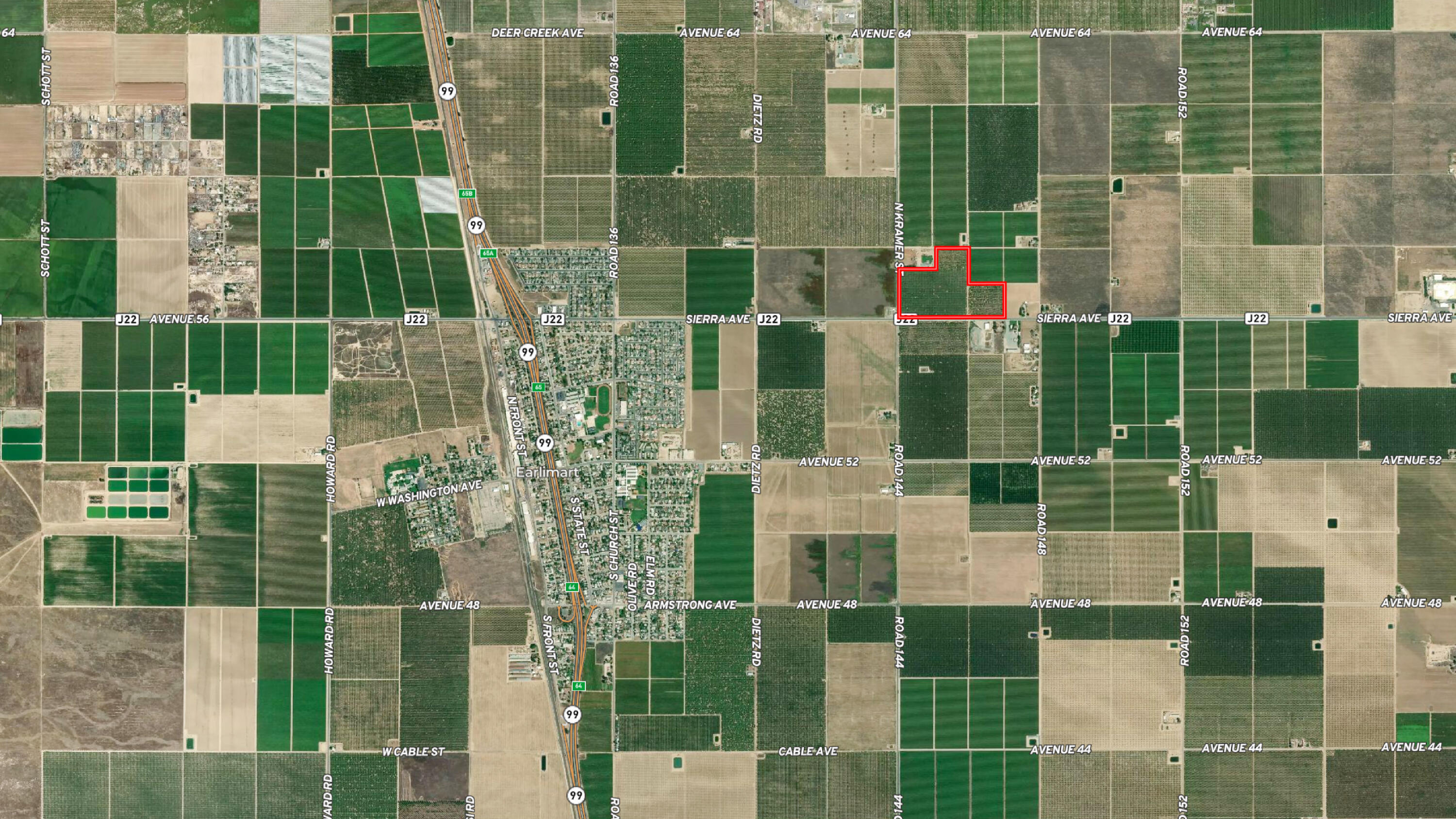 0 Sierra Ave & N Kramer St, Earlimart, CA 93219