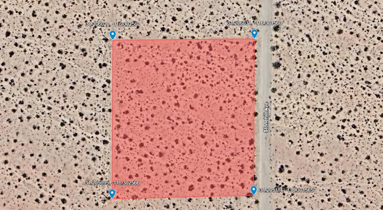 0 Stonehill Ave, Joshua Tree, CA 92252