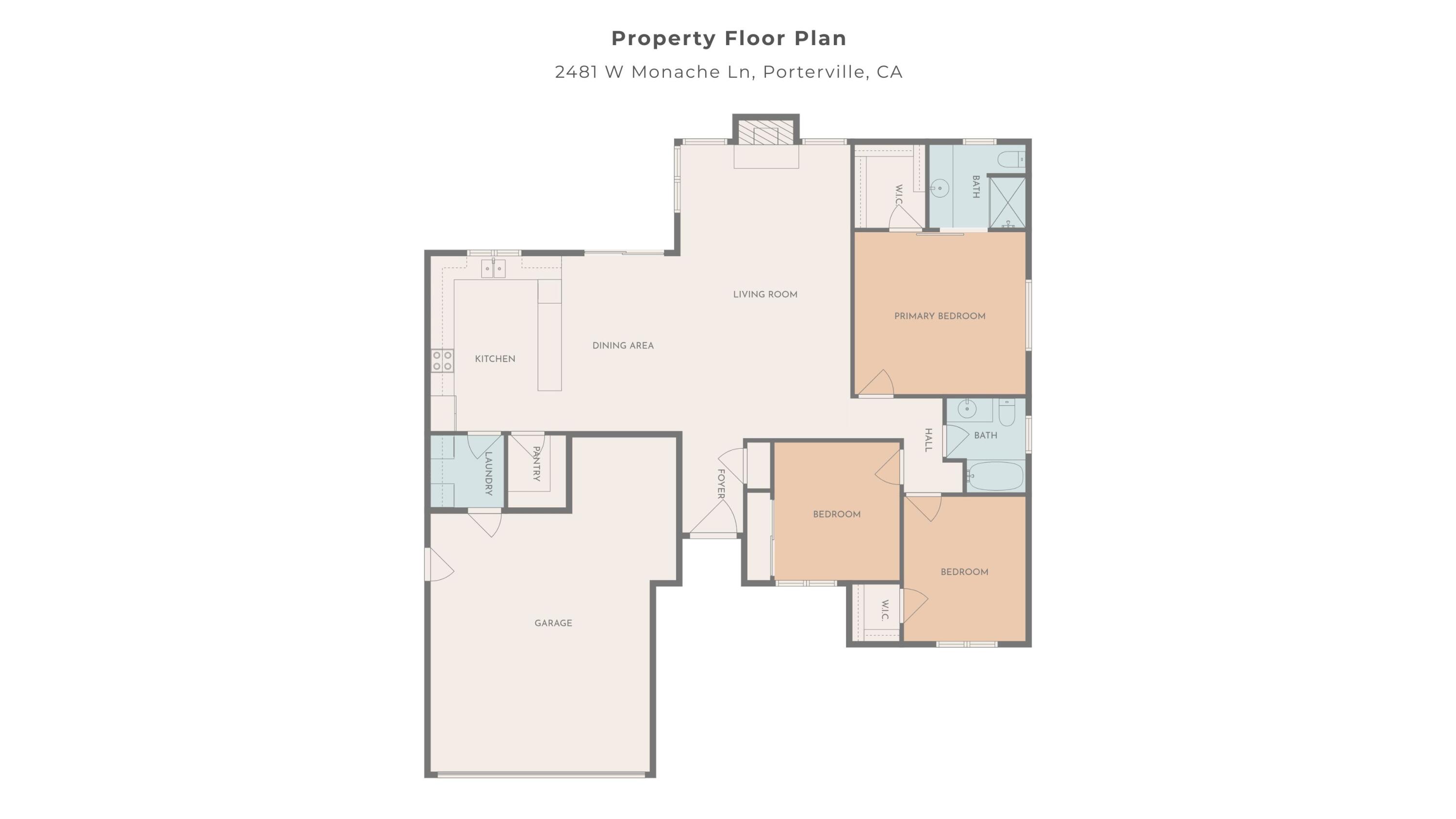 2481 W Monache Ln, Porterville, CA 93257